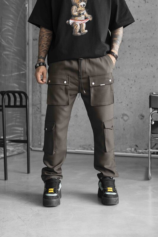 Black Island - Jogger Pants Khakı 16617