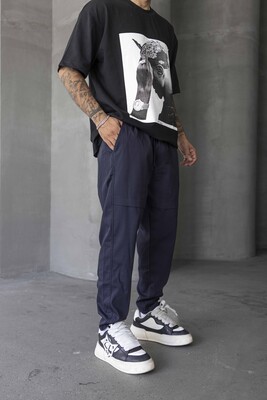 Jogger Pants Blue 16382 - Thumbnail