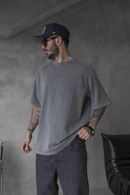 Black Island - WASHED T-SHIRT ANTRA 1814 (1)