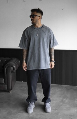 Black Island - WASHED T-SHIRT ANTRA 1726