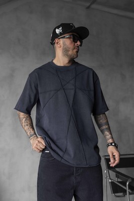 Black Island - WASHED T-SHIRT BLACK 1766 (1)