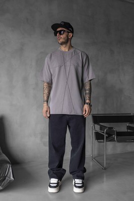 Black Island - WASHED T-SHIRT GRAY 1766